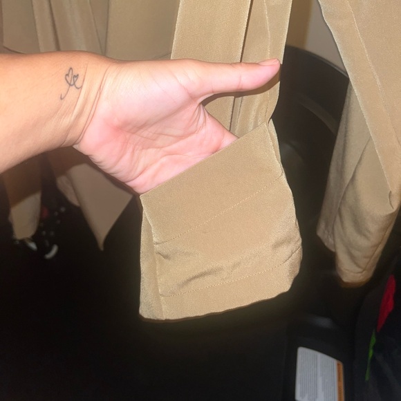 Forever 21 draped blazer beige color size S - Picture 3 of 6